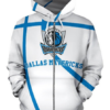 Dallas Mavericks Simple 3D Printed Zipper Hoodie Jacket