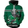 Dallas Stars Logo 3D Printed Pullover Hoodie