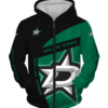 Dallas Stars Symbol 3D Printed Zipper Hoodie Jacket