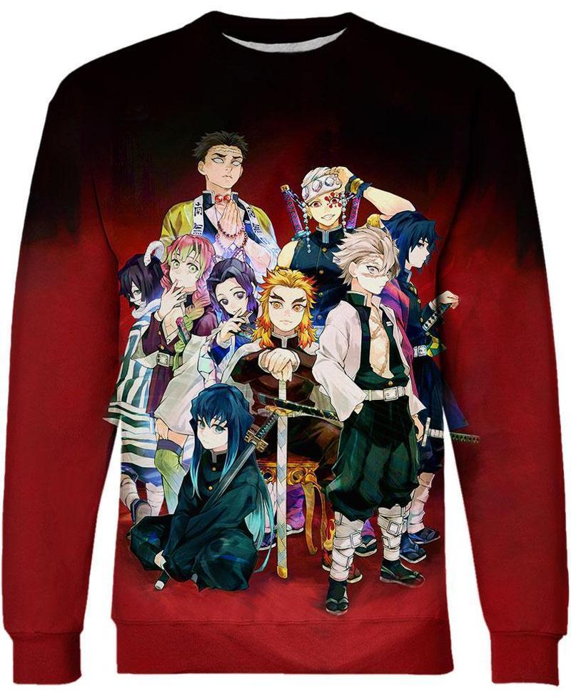 Demon Slayer - Kimetsu No Yaiba 3D Crewneck Sweatshirt V3