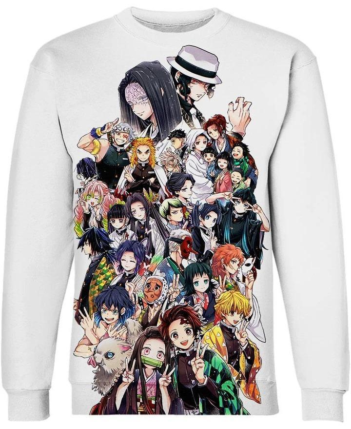 Demon Slayer - Kimetsu No Yaiba 3D Crewneck Sweatshirt V4