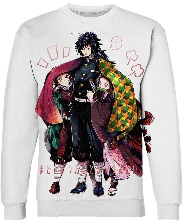 Demon Slayer - Kimetsu No Yaiba 3D Crewneck Sweatshirt V5