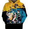 Demon Slayer - Kimetsu No Yaiba 3D Pullover Hoodie V1