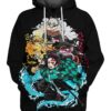 Demon Slayer - Kimetsu No Yaiba 3D Pullover Hoodie V2