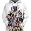 Demon Slayer - Kimetsu No Yaiba 3D Pullover Hoodie V5