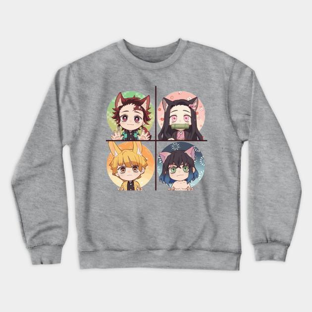 Demon Slayer - Kimetsu No Yaiba Pullover Hoodie Sweatshirt V21 - Image 2