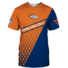 Denver Broncos Top Logo 3D T-Shirt