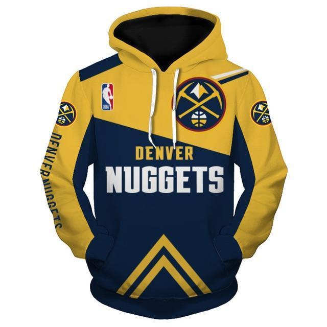 Denver Nuggets 3D Pullover Hoodie