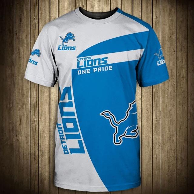 Detroit Lions Symbol 3D Printed T-Shirt