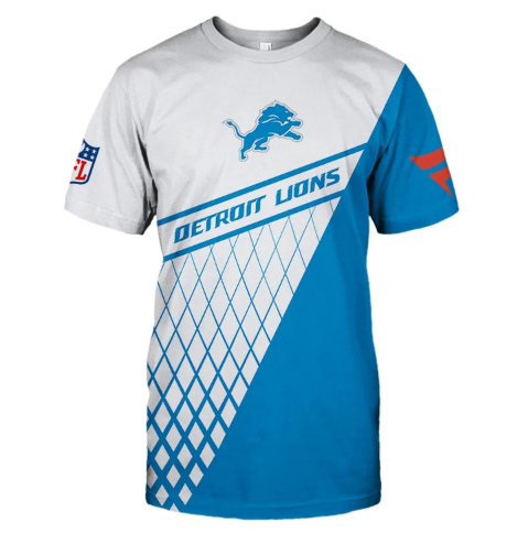 Detroit Lions Top Logo 3D T-Shirt