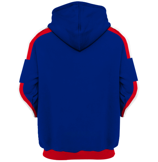 Detroit Pistons Blue Simple 3D Printed Zipper Hoodie Jacket - Image 2