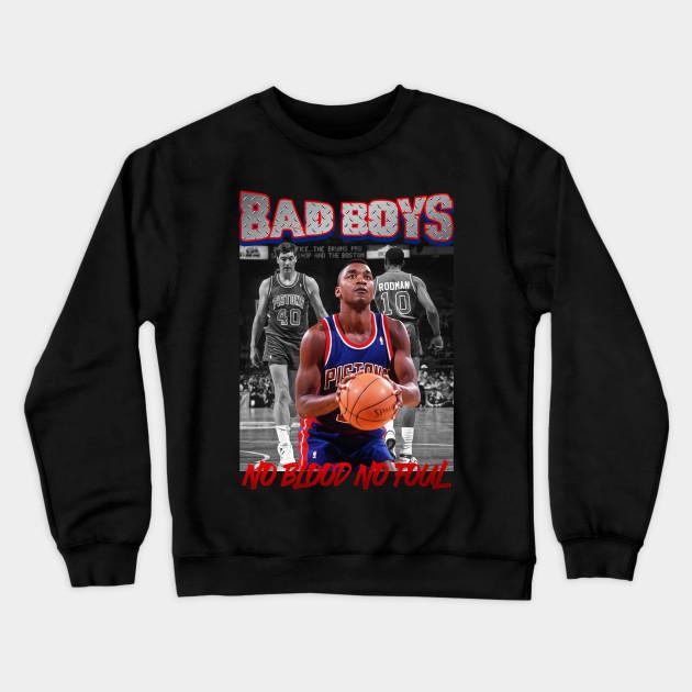 Detroit Pistons Pullover Crewneck Sweatshirt V1