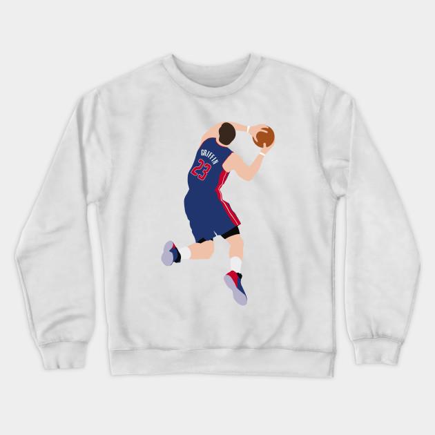 Detroit Pistons Pullover Crewneck Sweatshirt V10 - Image 2