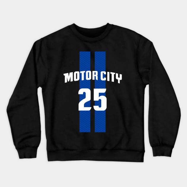 Detroit Pistons Pullover Crewneck Sweatshirt V13