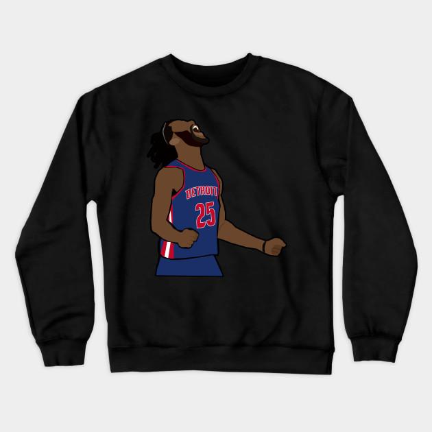 Detroit Pistons Pullover Crewneck Sweatshirt V5