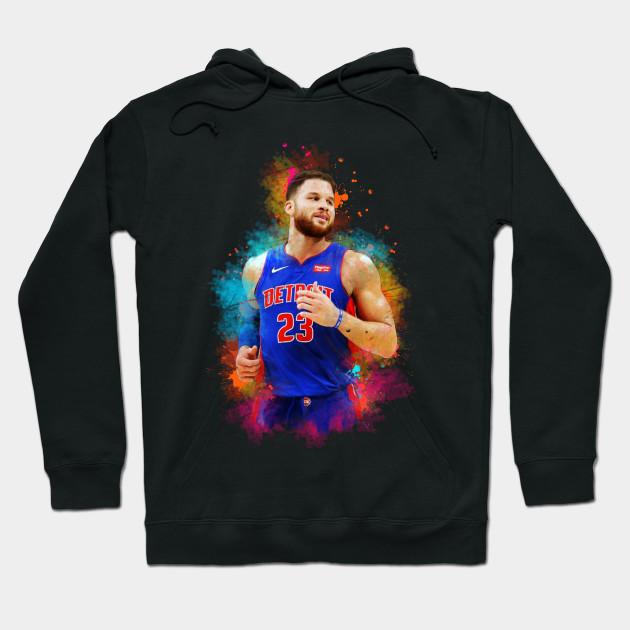Detroit Pistons Pullover Hoodie V13