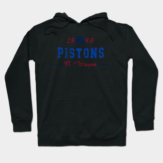 Detroit Pistons Pullover Hoodie V2
