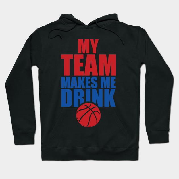 Detroit Pistons Pullover Hoodie V5