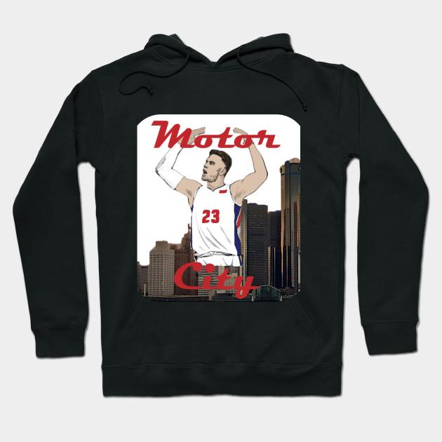 Detroit Pistons Pullover Hoodie V9