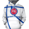 Detroit Pistons Simple 3D Printed Pullover Hoodie