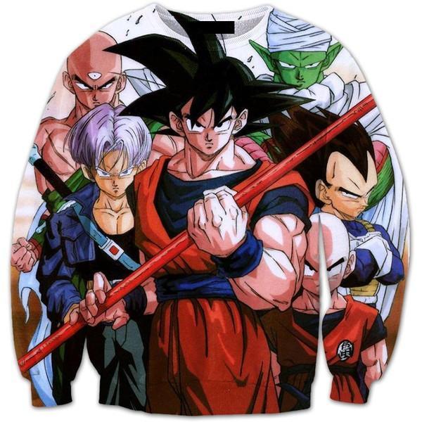 Dragon Ball Z 3D Crewneck Sweatshirt V2