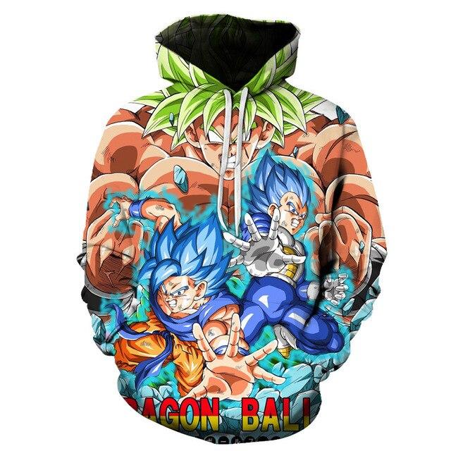 Dragon Ball Z 3D Pullover Hoodie V4