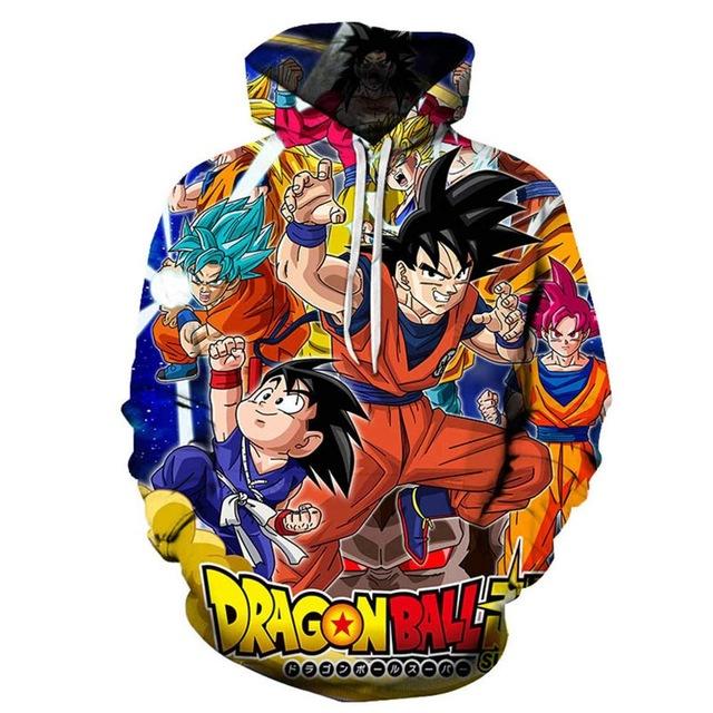 Dragon Ball Z 3D Pullover Hoodie V5