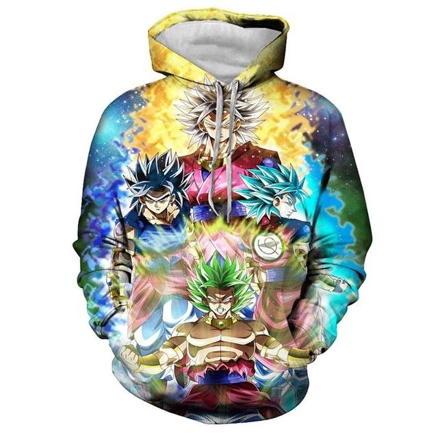 Dragon Ball Z 3D Pullover Hoodie V6