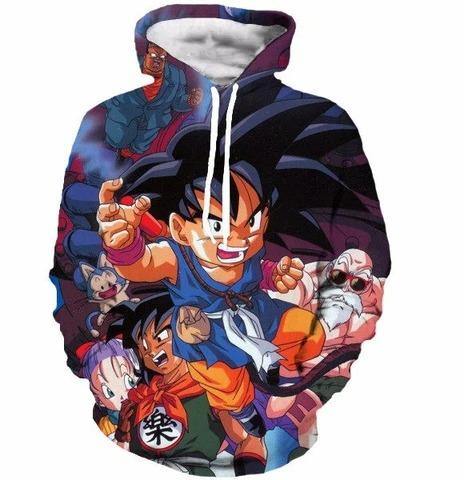 Dragon Ball Z 3D Pullover Hoodie V7