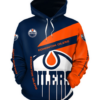 Edmonton Oilers Symbol 3D Printed Pullover Hoodie
