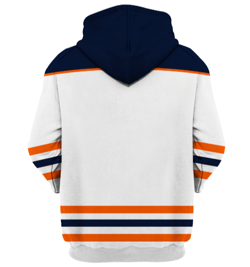 Edmonton Oilers Symbol 3D Zipper Hoodie Jacket - Image 2
