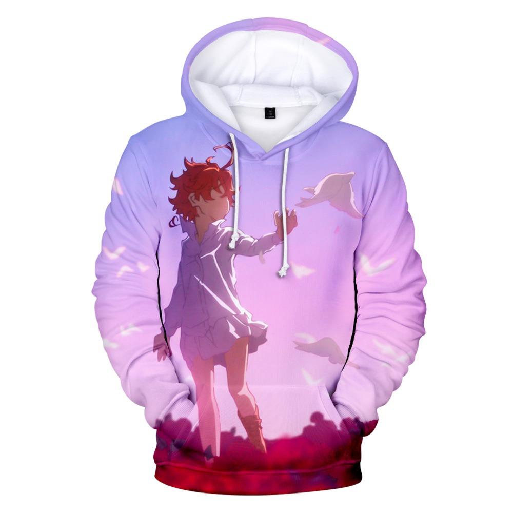 Emma - The Promised Neverland 3D Pullover Hoodie V4