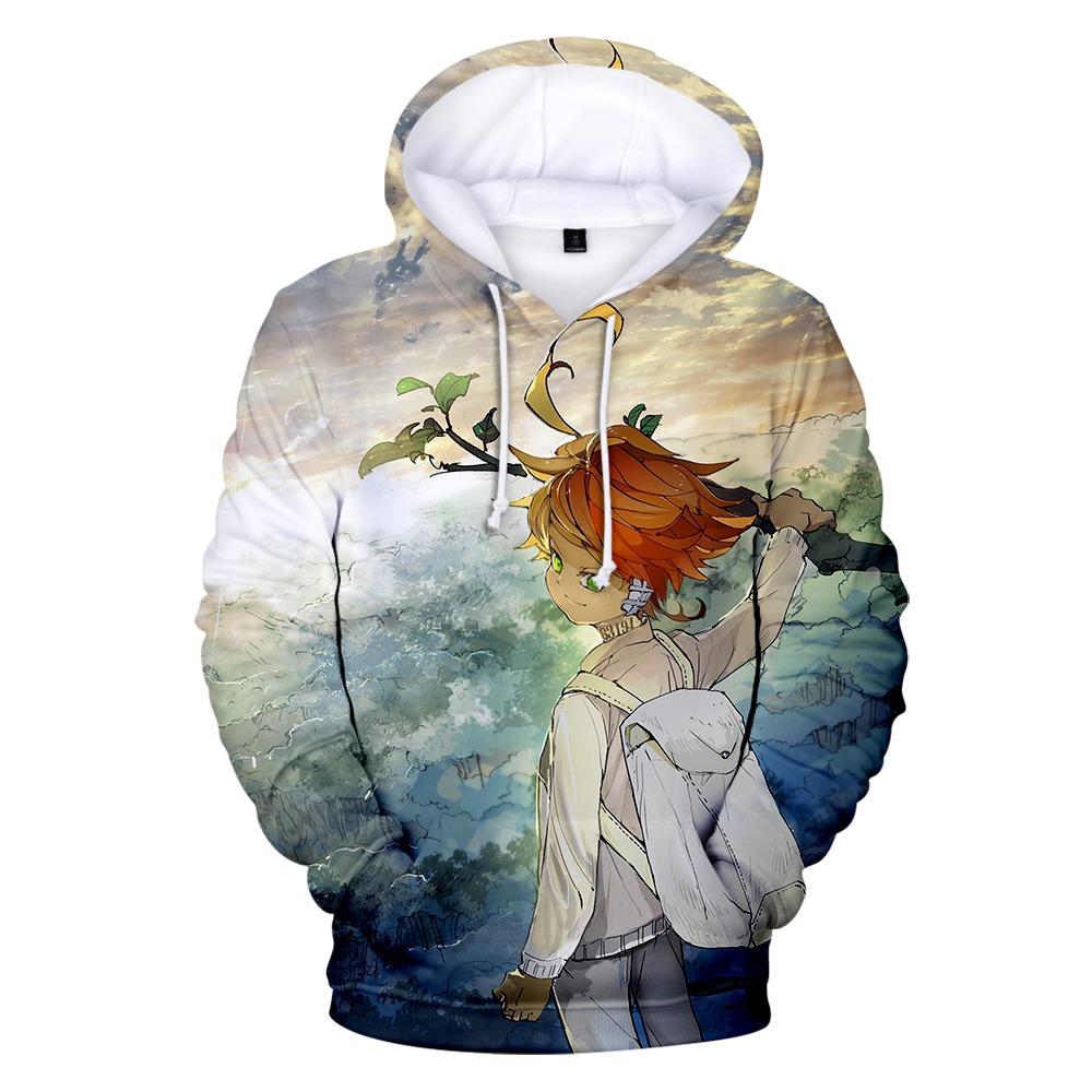 Emma - The Promised Neverland 3D Pullover Hoodie V5