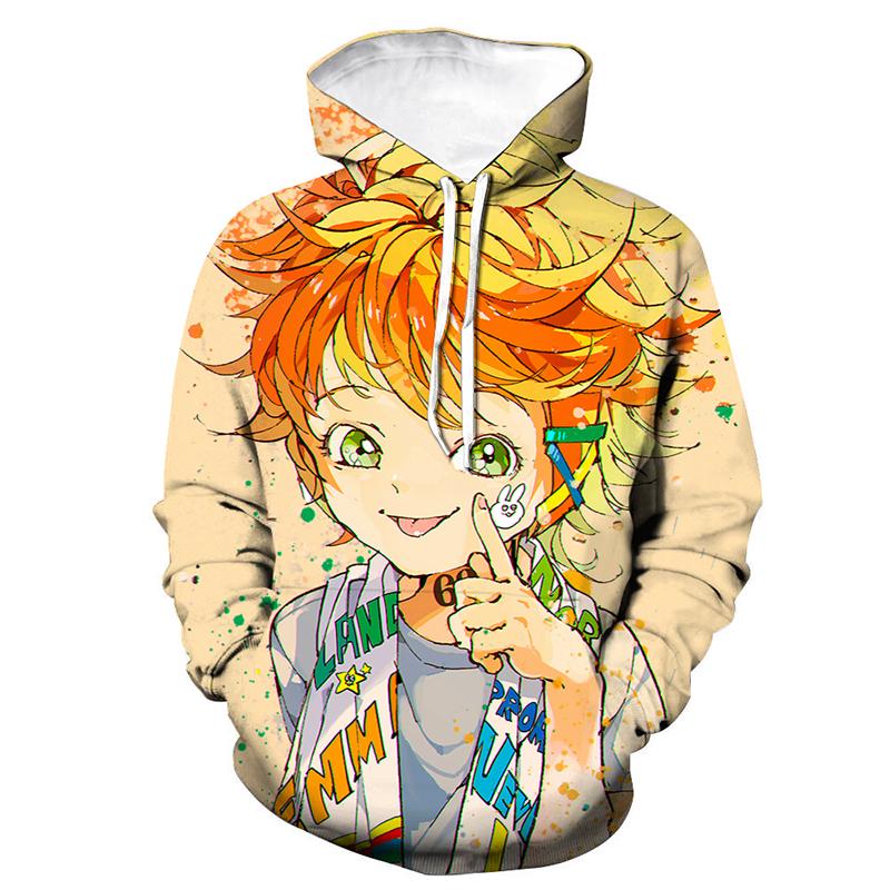 Emma - The Promised Neverland 3D Pullover Hoodie V7