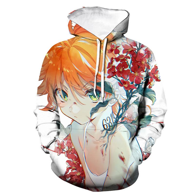 Emma - The Promised Neverland 3D Pullover Hoodie V8