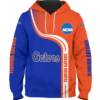 Florida Gators Half Color 3D Printed Pullover Hoodie