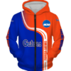 Florida Gators Half Color 3D Printed Zipper Hoodie Jacket