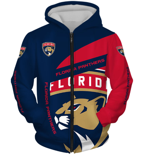 Florida Panthers Symbol 3D Printed Pullover Hoodie
