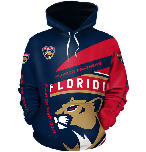 Florida Panthers Symbol 3D Printed Zipper Hoodie Jacket
