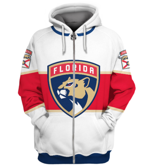 Florida Panthers Symbol 3D Zipper Hoodie Jacket