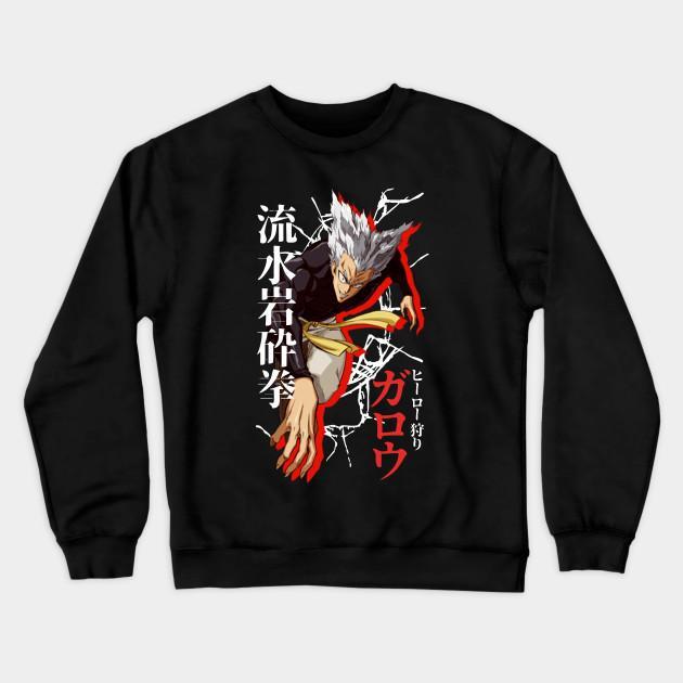 Garou - One Punch Man - Wanpanman Pullover Hoodie Sweatshirt V6 - Image 2