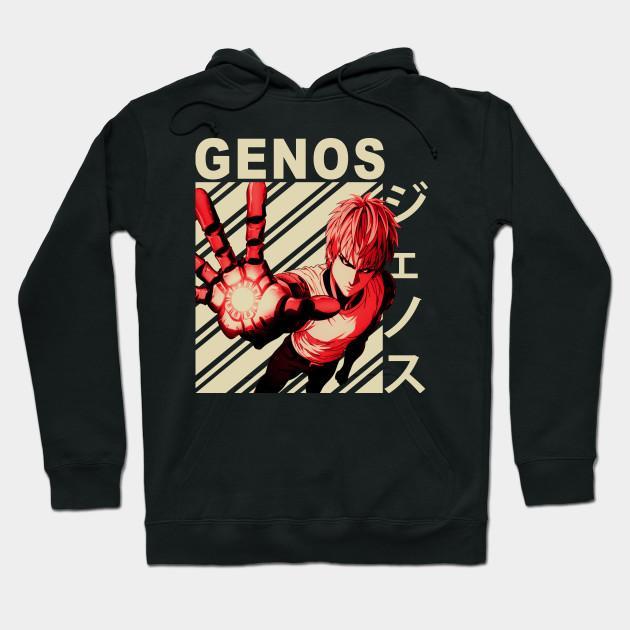 Genos - One Punch Man - Wanpanman Pullover Hoodie Sweatshirt V2