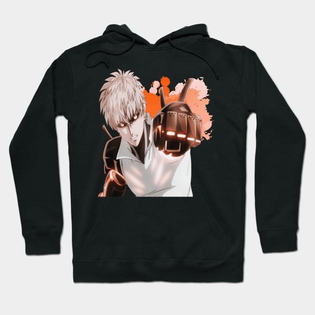 Genos - One Punch Man - Wanpanman Pullover Hoodie Sweatshirt V3