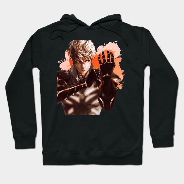 Genos - One Punch Man - Wanpanman Pullover Hoodie Sweatshirt V4