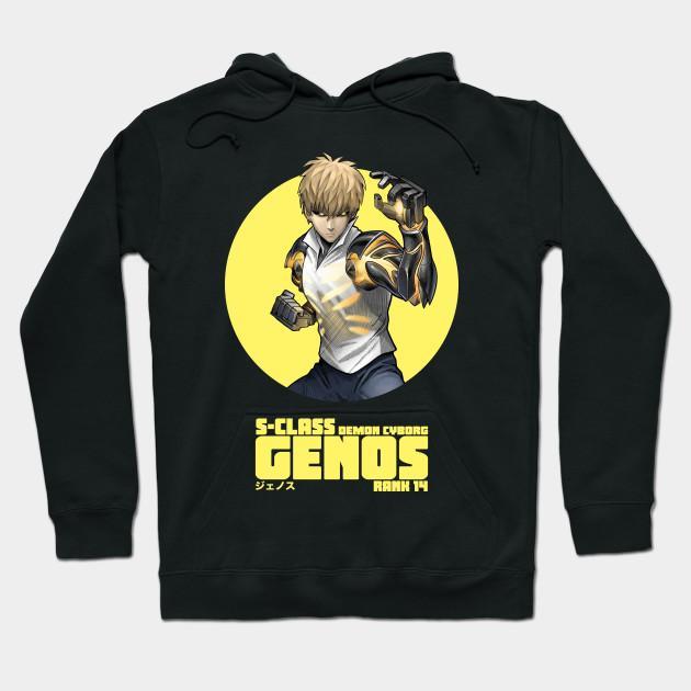 Genos - One Punch Man - Wanpanman Pullover Hoodie Sweatshirt V6