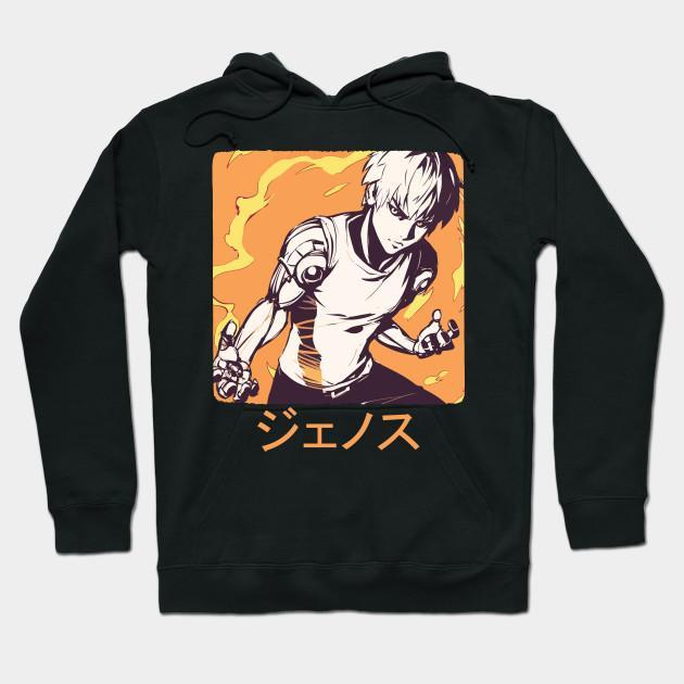 Genos - One Punch Man - Wanpanman Pullover Hoodie Sweatshirt V7