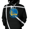 Golden State Warriors Black Simple 3D Printed Pullover Hoodie