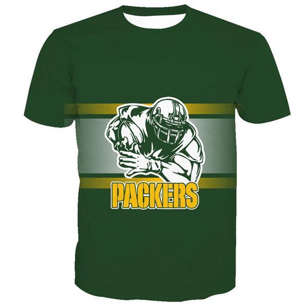 Green Bay Packers Stylized Logo 3D T-Shirt