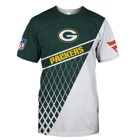 Green Bay Packers Top Logo 3D T-Shirt