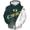 Green Bay Packers Top Logo 3D Zipper Hoodie Jacket